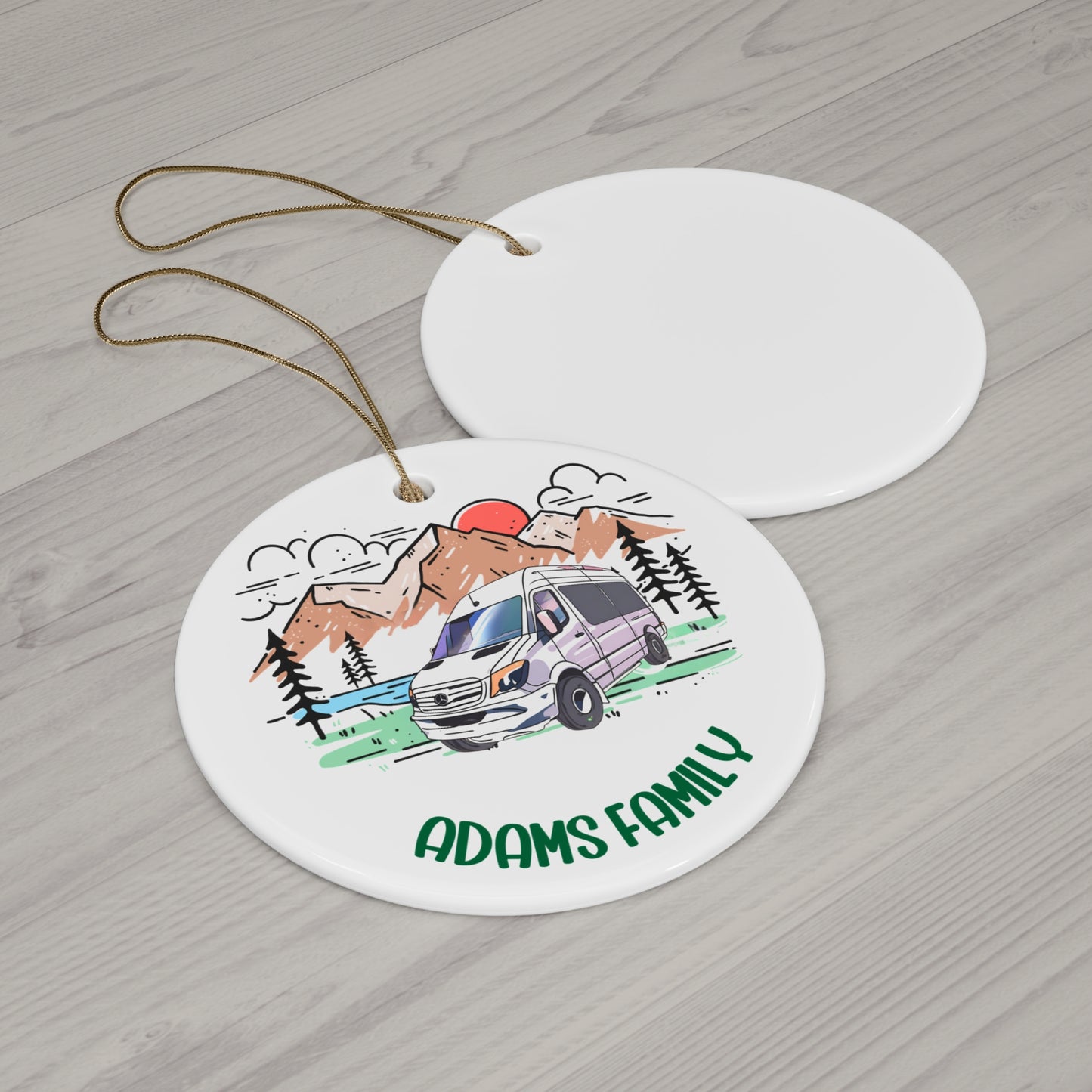 Personalized Sprinter Van Ornament