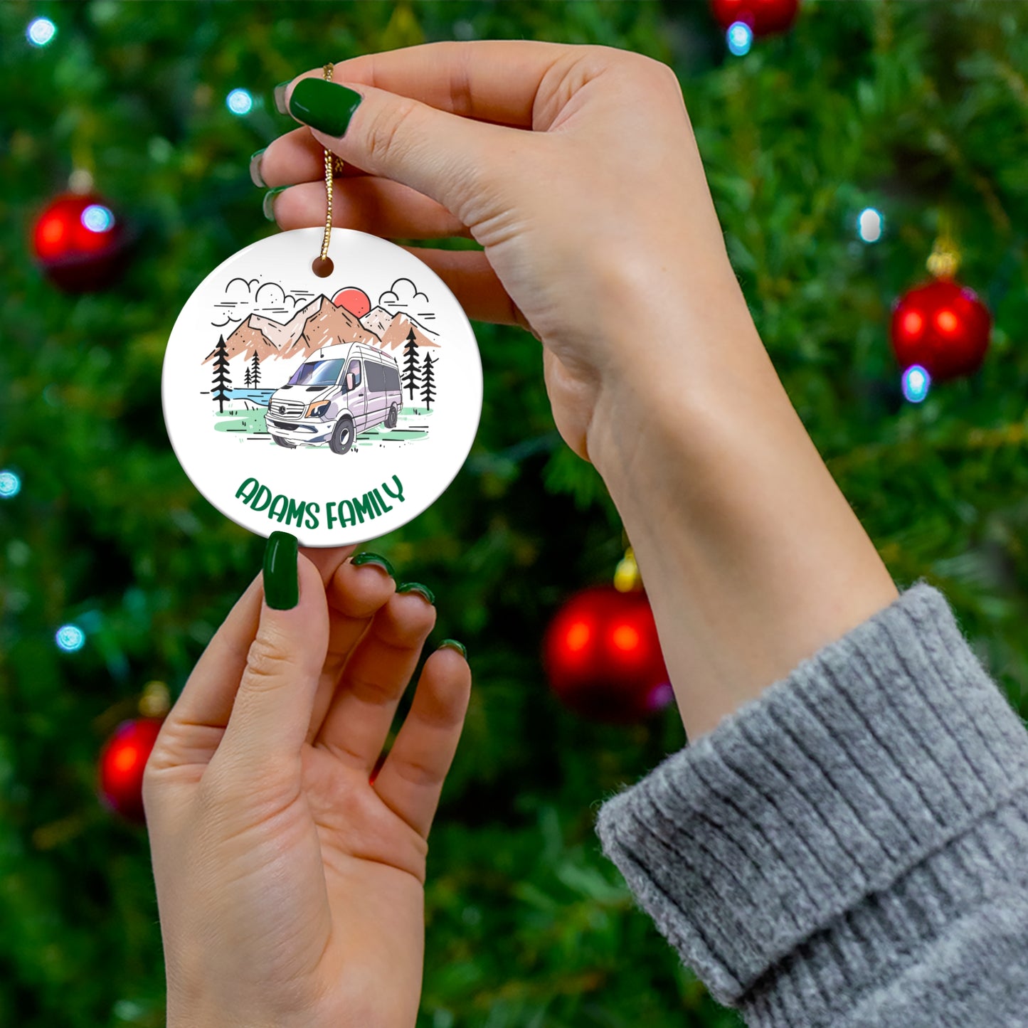 Personalized Sprinter Van Ornament