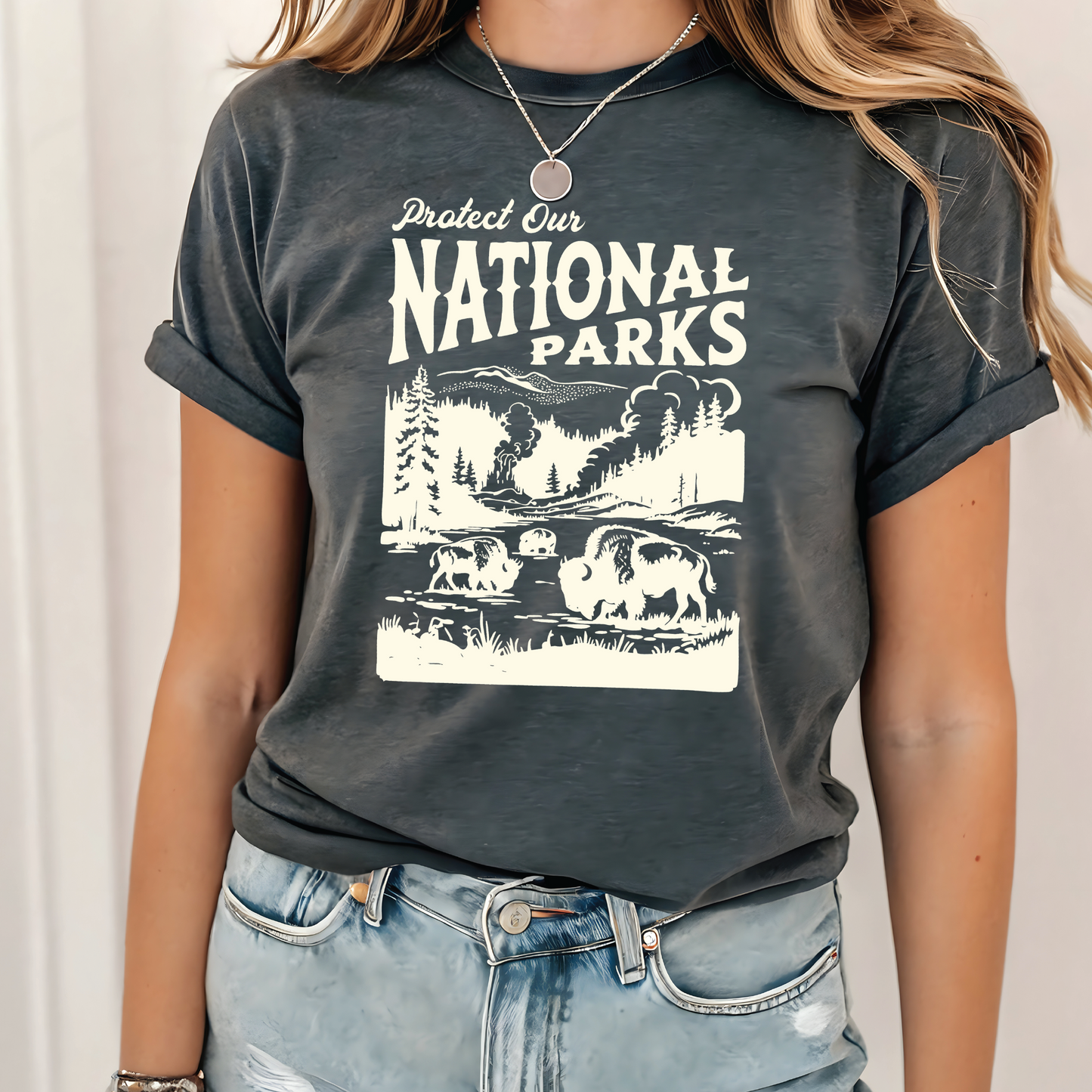 Protect our National Parks Vintage Design T-shirt