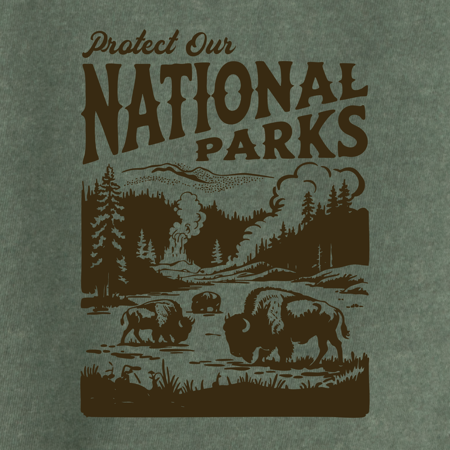 Protect our National Parks Vintage Design T-shirt