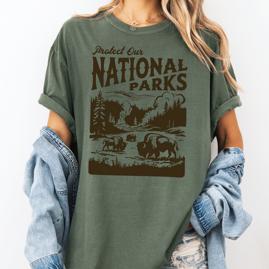 Protect our National Parks Vintage Design T-shirt