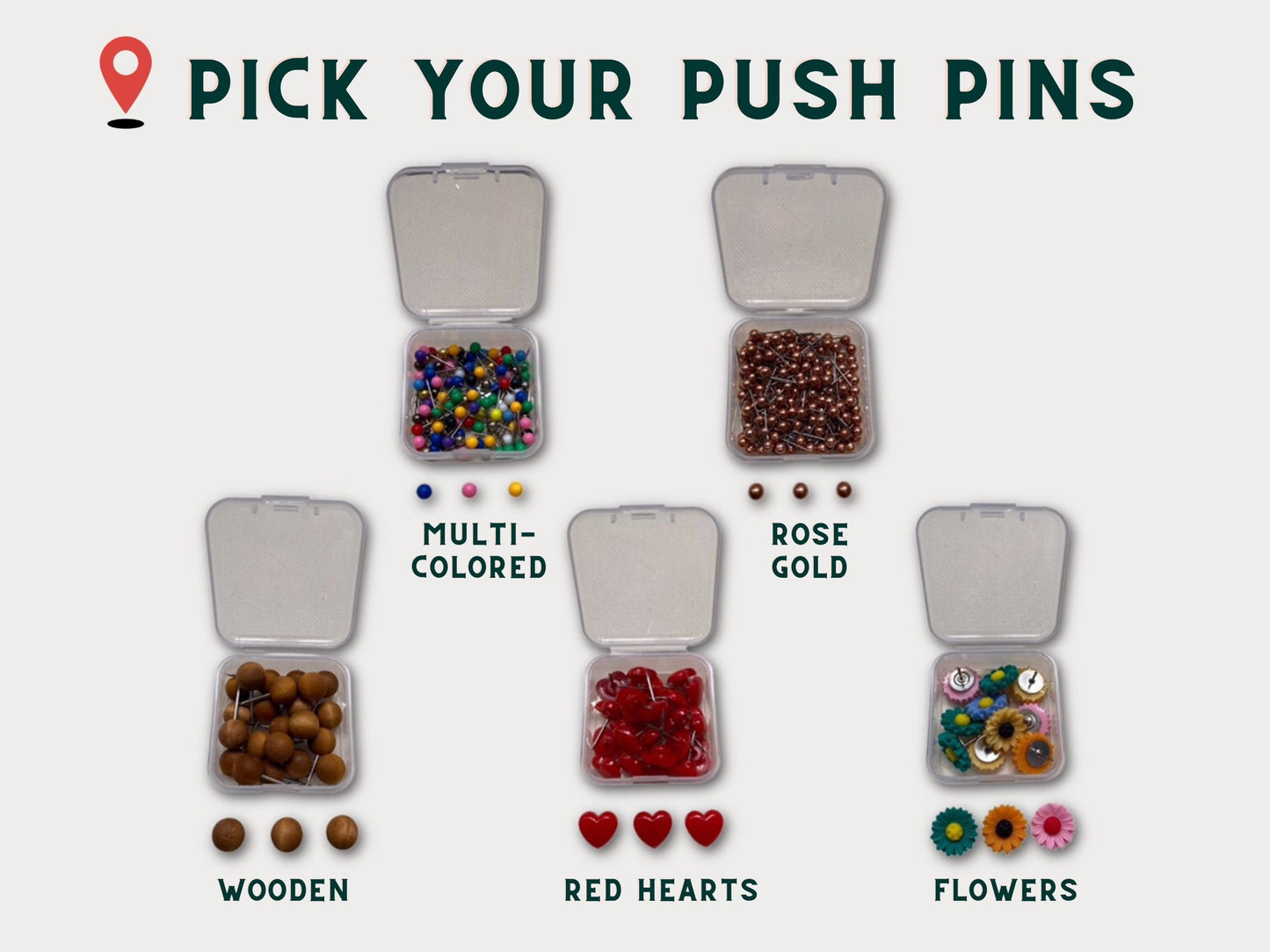 Personalized Push Pin US Map Travel Gift