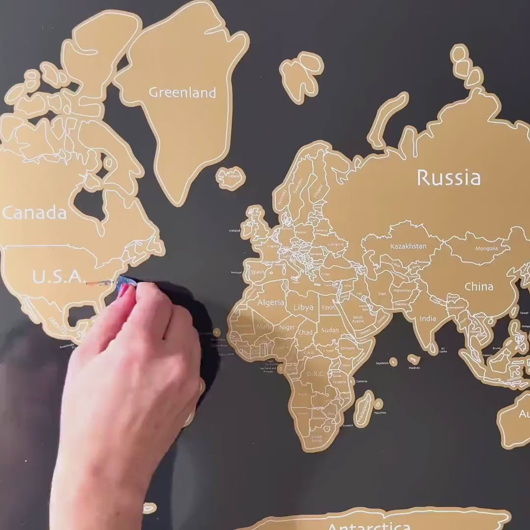 World Scratch off Map, Travel Map, Scratch off Poster, Solo Traveler Gifts, Big World Map, Scratch off World Map, Travel Buddy Gift