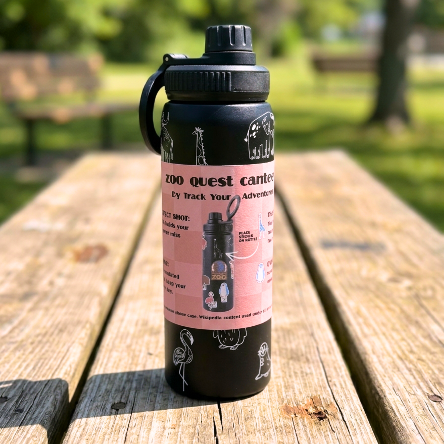 Zoo and Aquarium Tracker Bottles