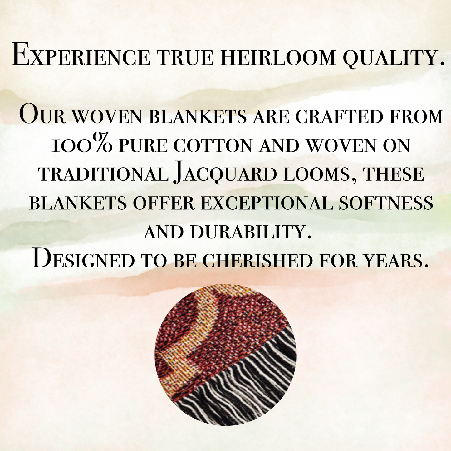 Love Personalized Woven Blanket