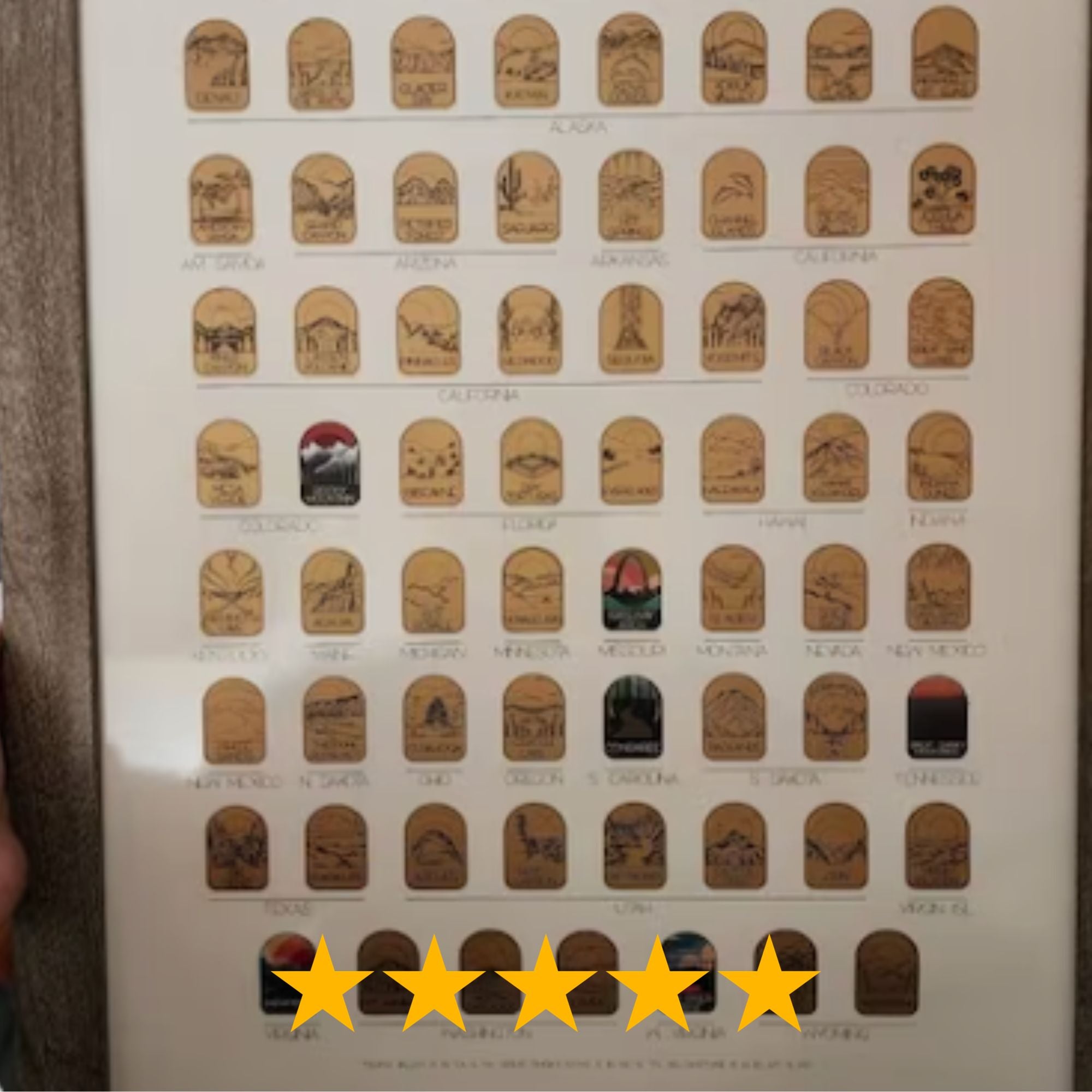 Customers picture of 63 National Park poster.