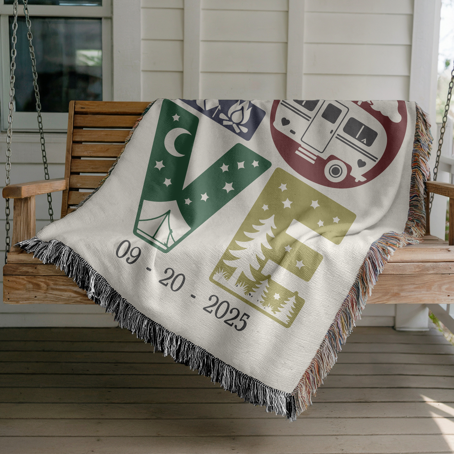 Love Personalized Woven Blanket