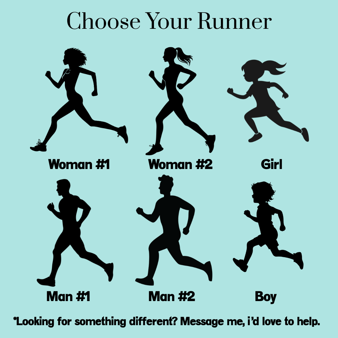 Retro Running Ornament