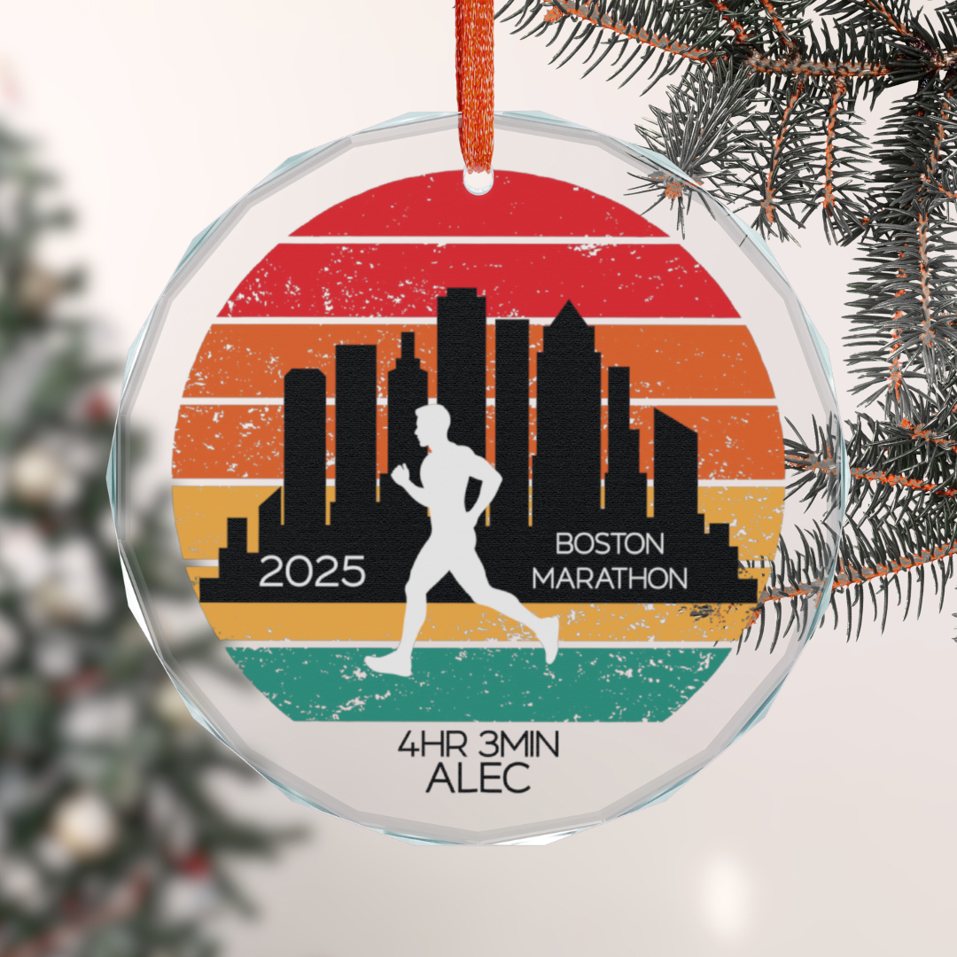 Retro Running Ornament