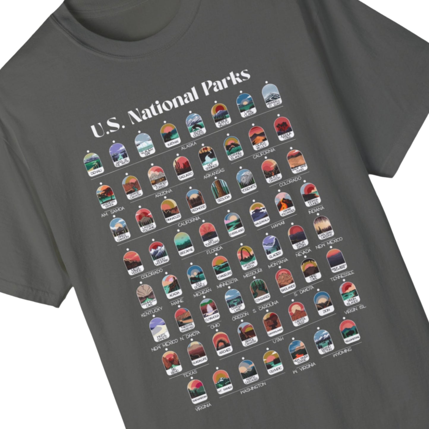 National Parks Tracker T-Shirt