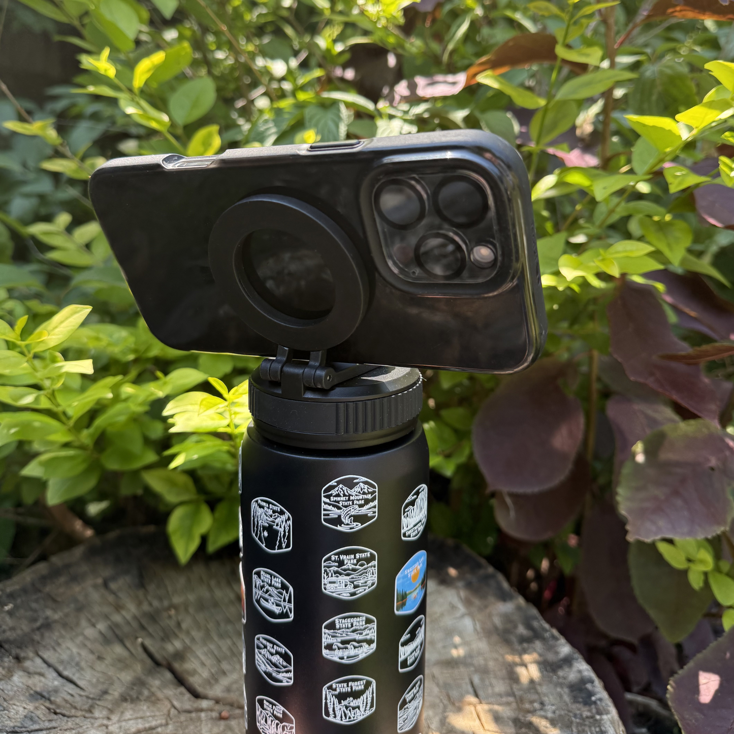 State Park Tracker Water Bottle