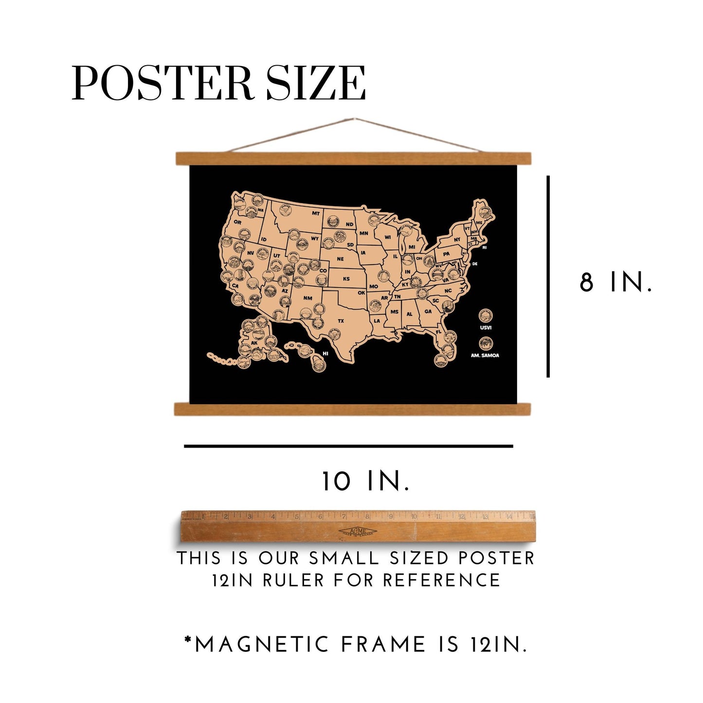 US National Park Scratch off Map