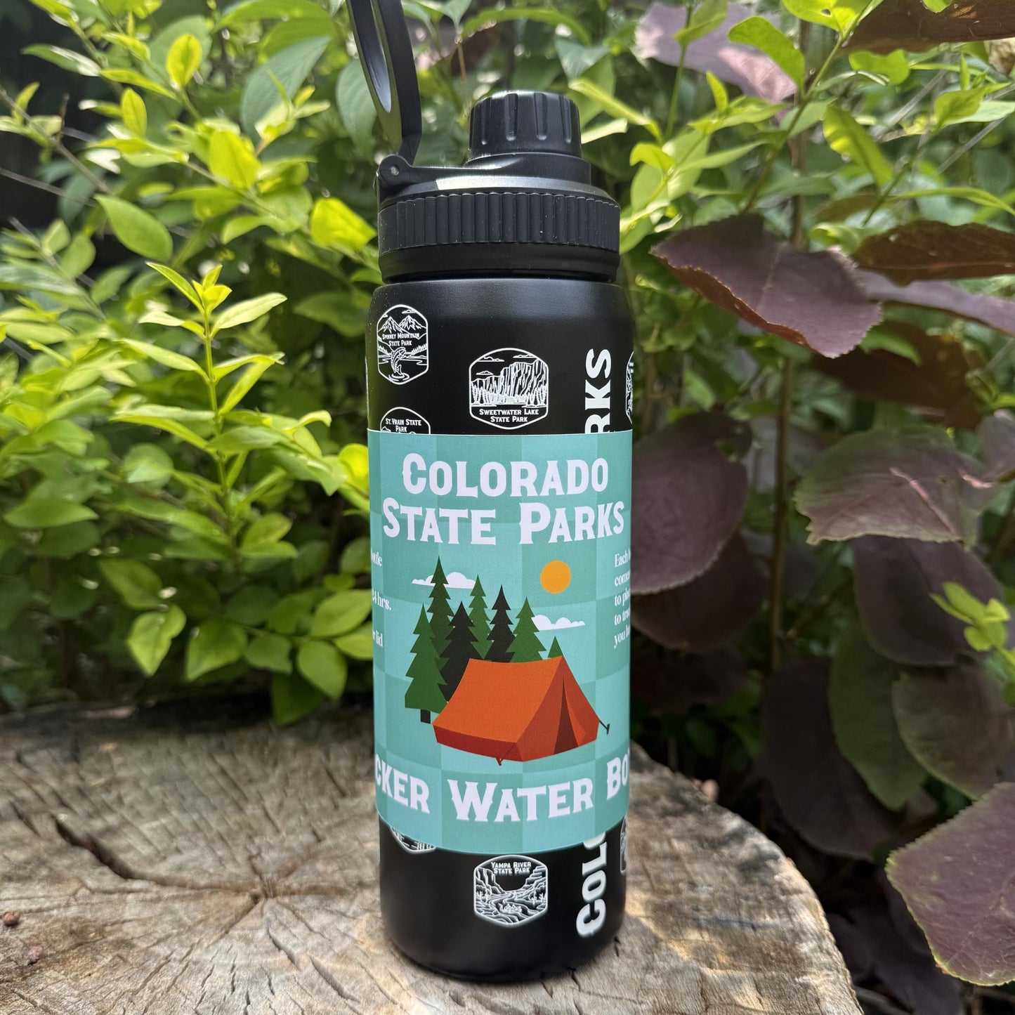 Colorado State Parks Water Bottle, Colorado Sticker, Colorado checklist Gift, Tumbler, Checklist, States Travel Tracker, Colorado Gift