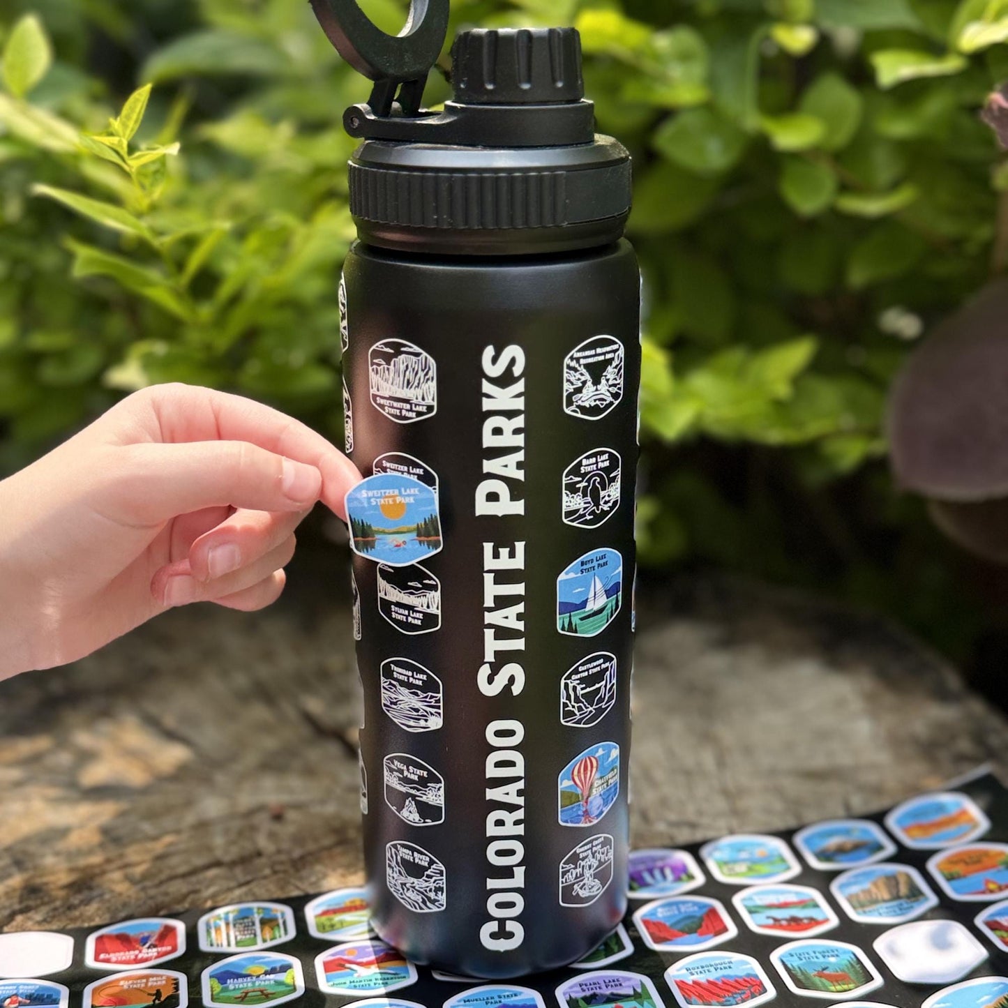 Colorado State Parks Water Bottle, Colorado Sticker, Colorado checklist Gift, Tumbler, Checklist, States Travel Tracker, Colorado Gift